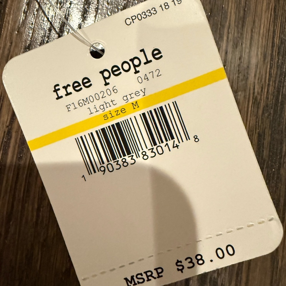 Free People Women’s Size M Gray Lace Crop Top/ Bralette - Picture 3 of 3